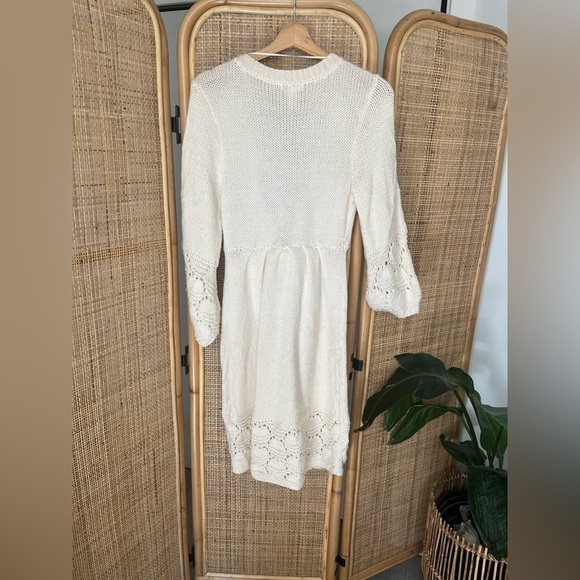 H&M Cream Wool Long Knit Cardigan - Picture 4 of 5